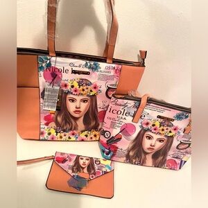 Nicole Lee 3 piece purse